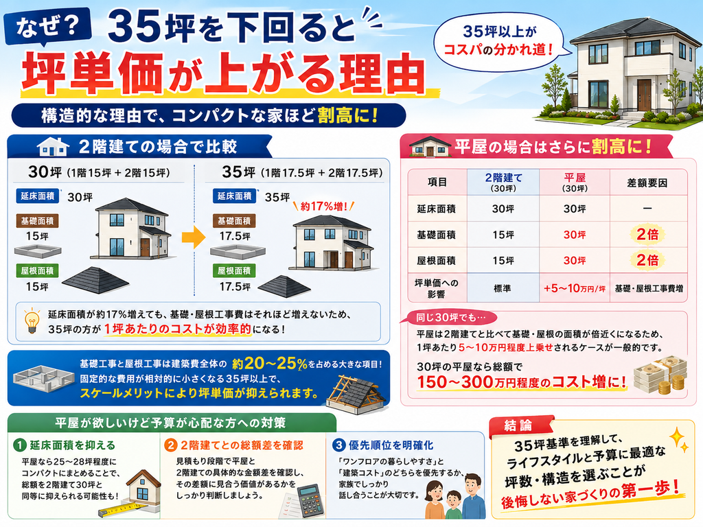 Reasons Why the Price Per Tsubo Increases When the Size Falls Below 35 Tsubo