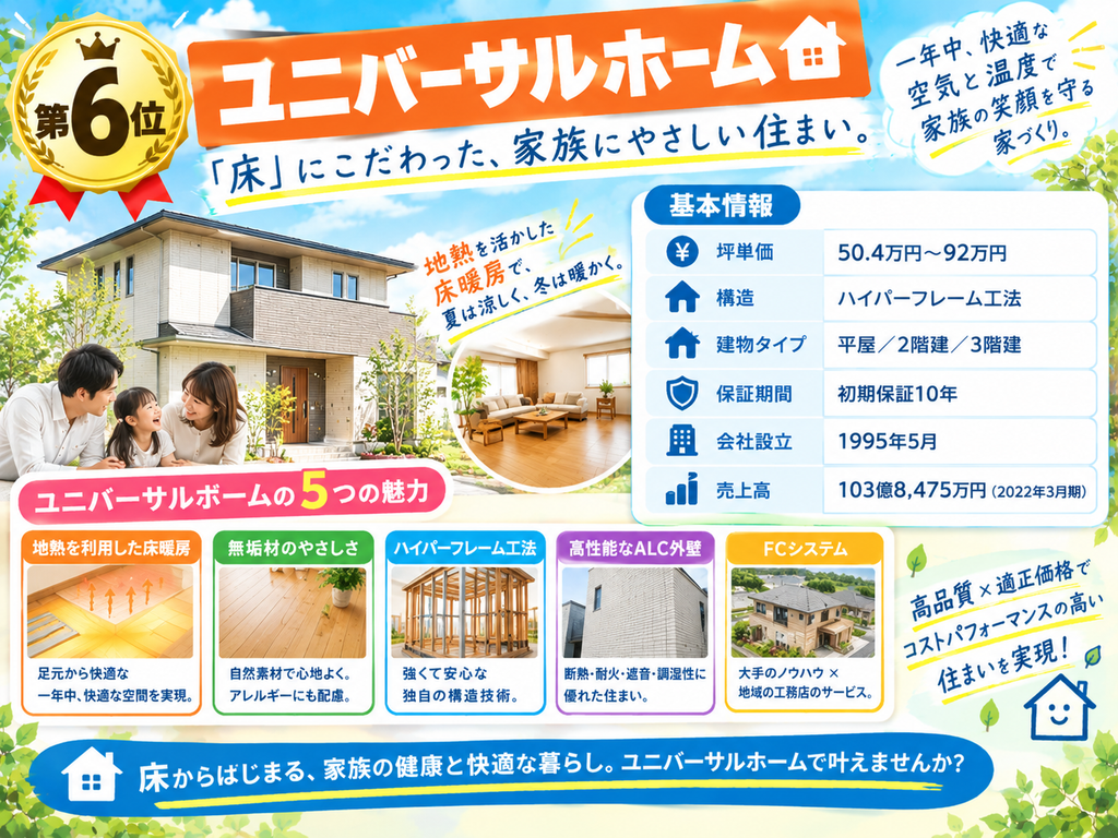 6th Place: Universal Home