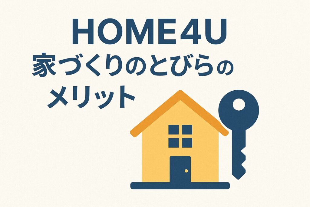 HOME4U家づくりのとびらの評判は？口コミから資料請求の流れまで解説 – クック船長のローコスト住宅ブログ
