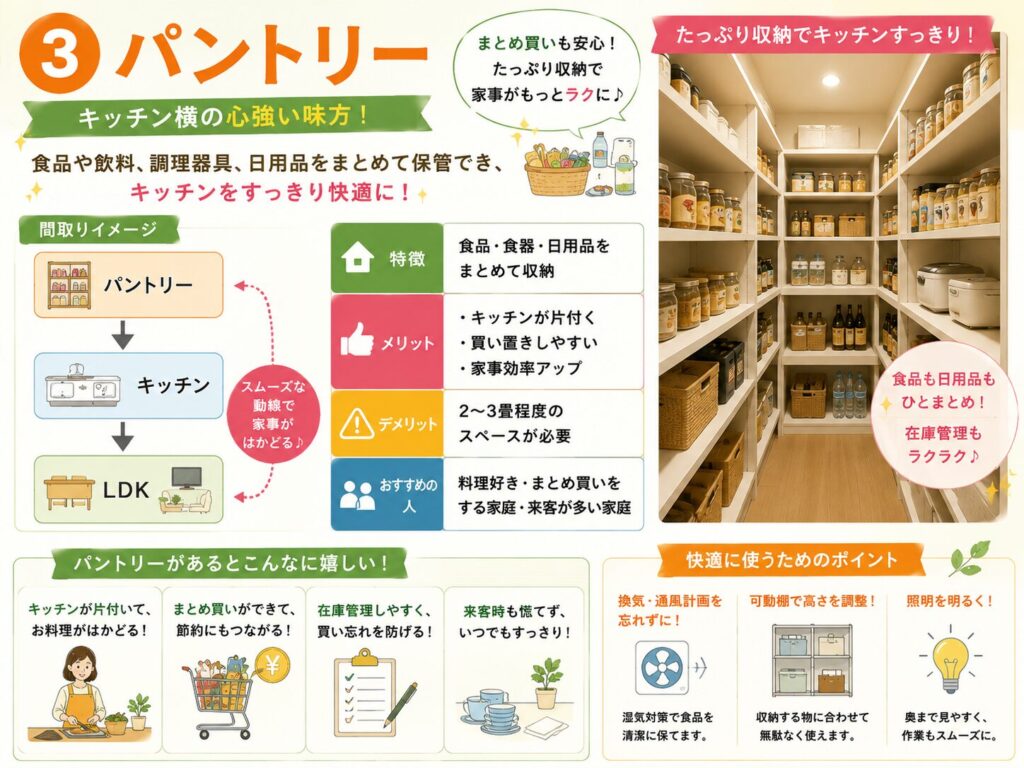 ③ Pantry