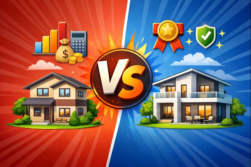 Comparison of Acura Homes and other home builders