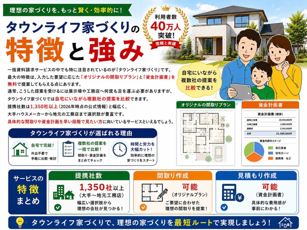 Features and strengths of TownLife Home Building
