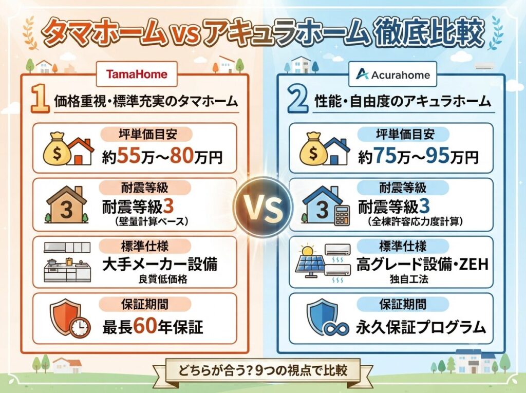 Tamahome vs. Aqura Home: A Thorough Comparison