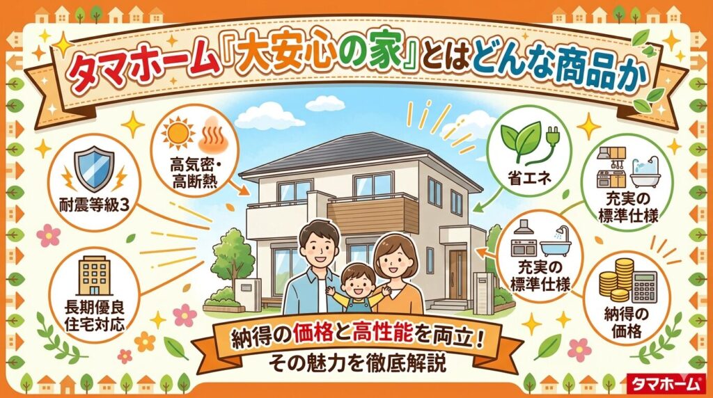 What kind of product is Tama Home's "House of Great Peace of Mind"?
