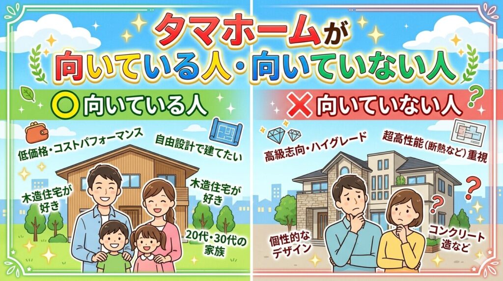 Who is Tama Home suitable for and who is not?