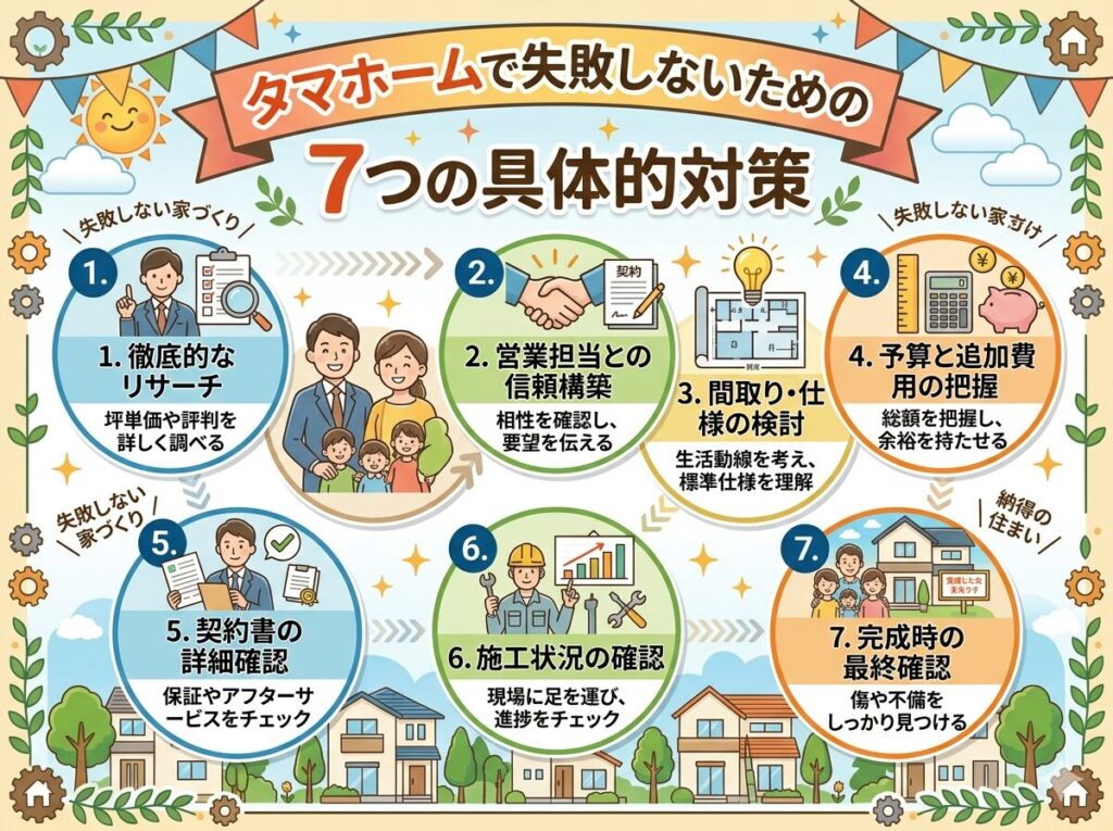 7 specific measures to avoid making mistakes when buying from Tama Home