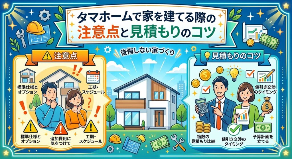 Points to note and tips for getting an estimate when building a house with Tama Home
