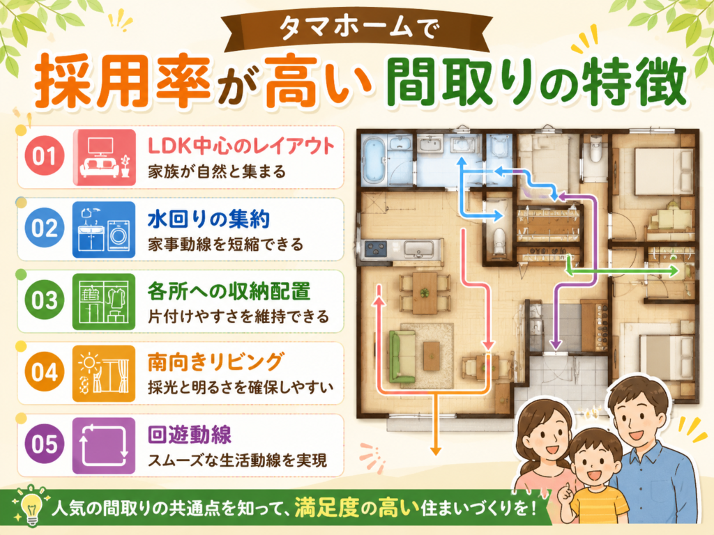 Characteristics of Popular Floor Plans at Tamahome