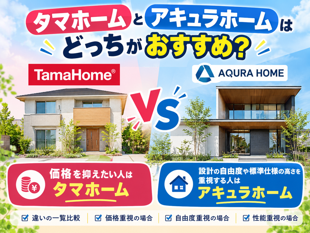 Which do you recommend: Tamahome or Aqura Home?
