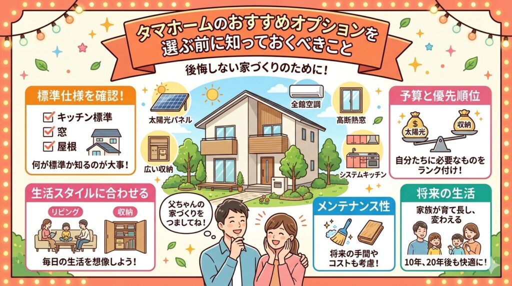 Things you should know before choosing recommended options from Tama Home