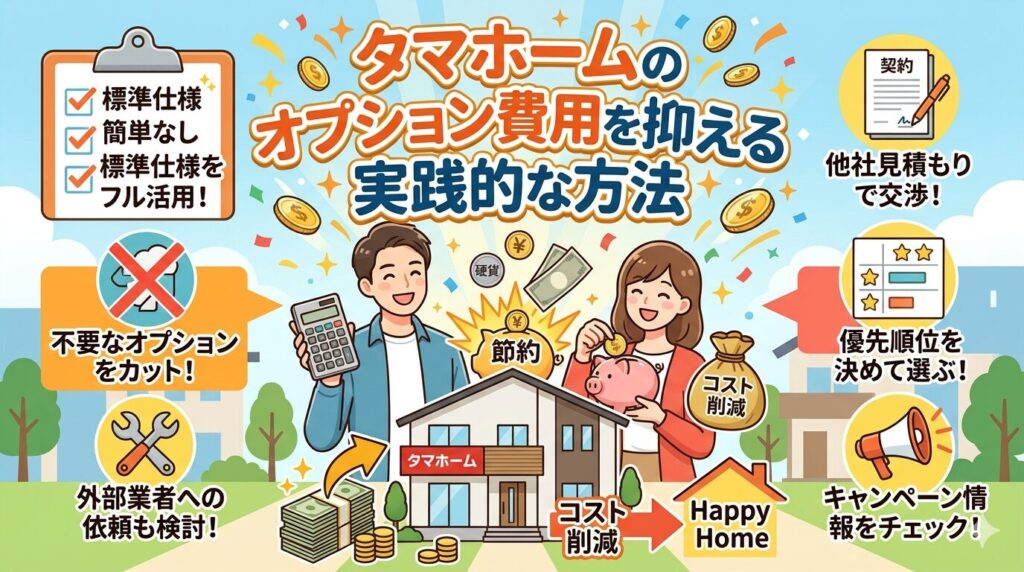 Practical ways to reduce option costs at Tama Home