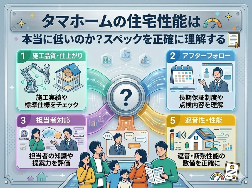 Is Tama Home's housing performance really that poor? Understanding the specifications accurately.