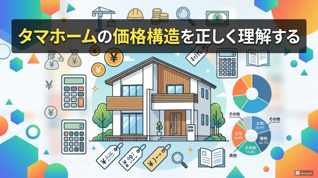 Understanding Tama Home's pricing structure correctly