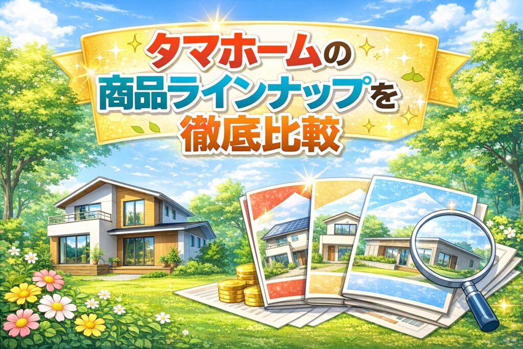 A thorough comparison of Tama Home's product lineup.