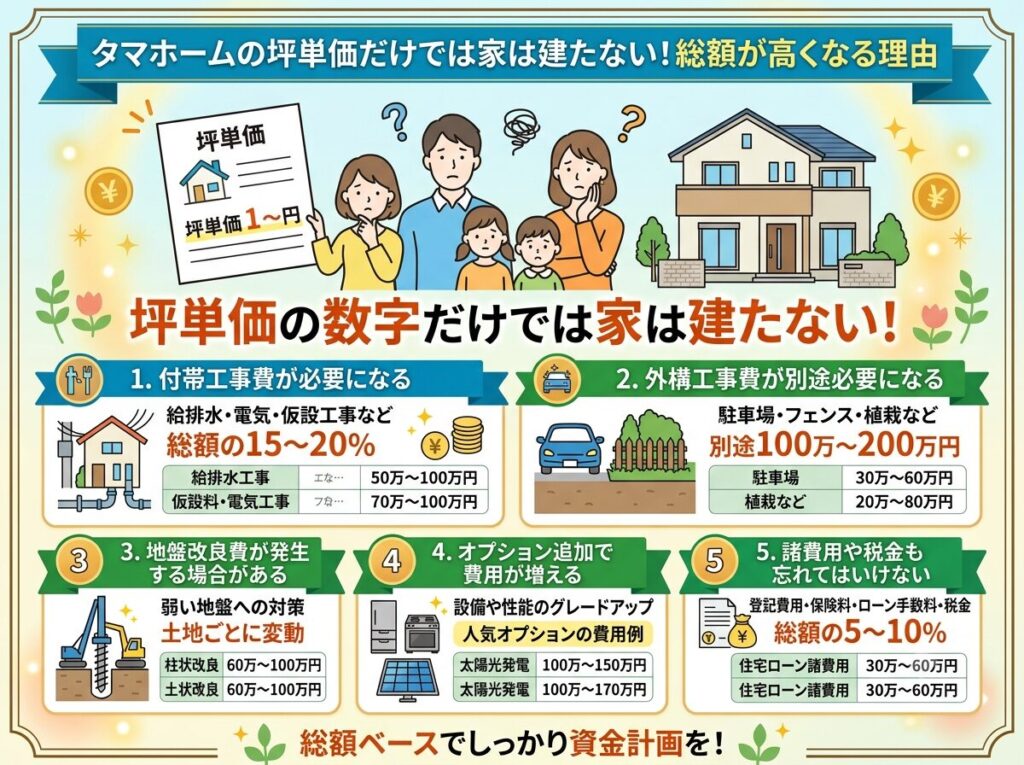You Can't Build a House Based Solely on Tamahome's Price-per-Tsubo! Reasons Why the Total Cost Increases