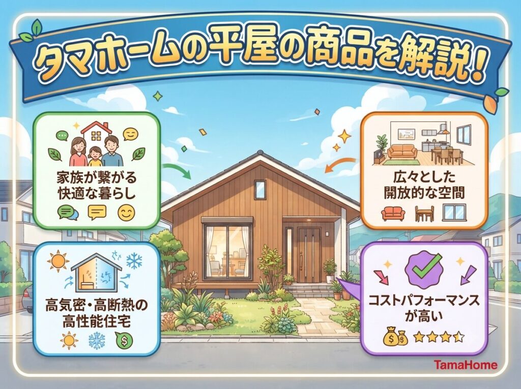 An overview of Tamahome's single-story home products!