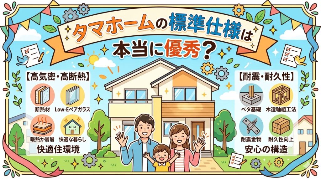 Are Tama Home's standard specifications really that good?