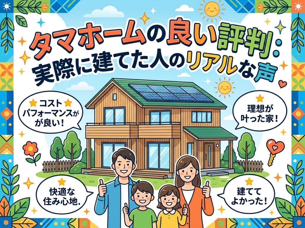 Tama Home's positive reputation: Real voices from people who have actually built homes with them.