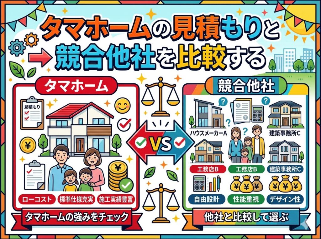 Comparing Tamahome's quote with those of its competitors.