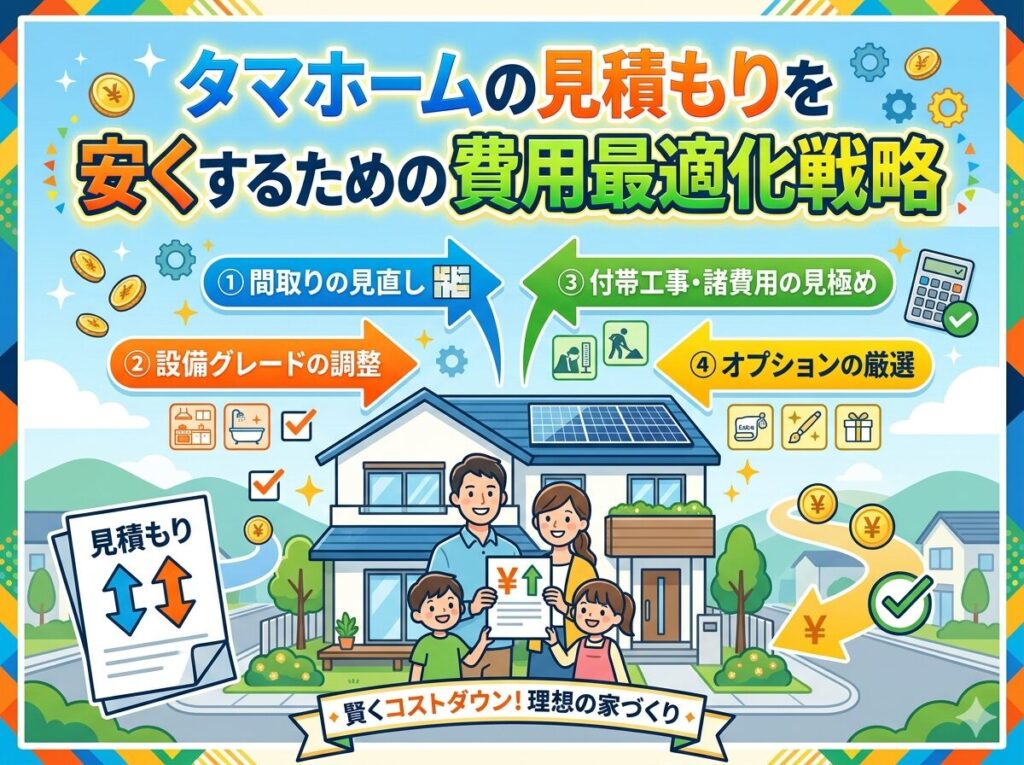 Cost optimization strategies to lower Tama Home's estimates