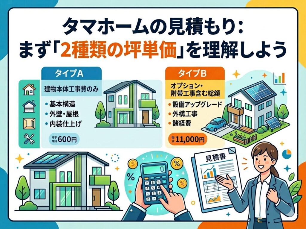 Tama Home's Estimate: First, understand the "two types of per-square-foot pricing."