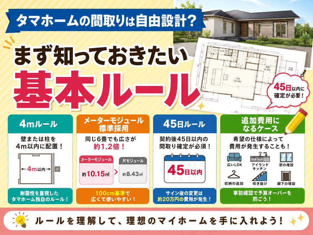 Does Tamahome Offer Custom Floor Plans? Basic Rules You Should Know First