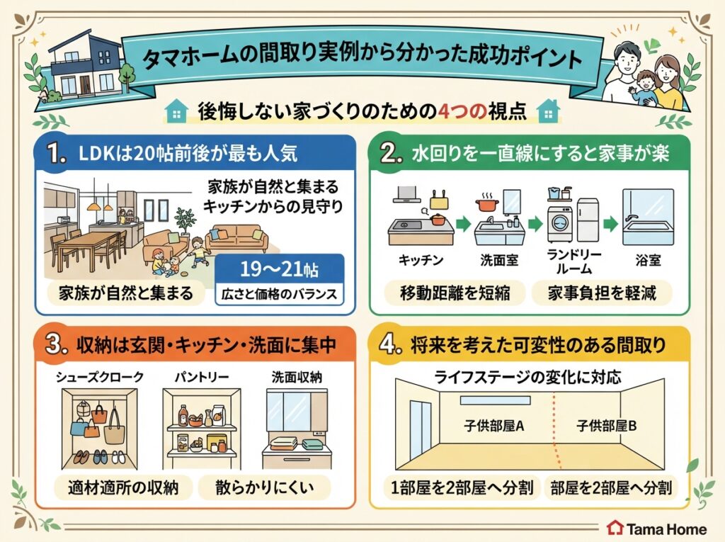 Key Success Factors Identified from Actual Tamahome Floor Plans