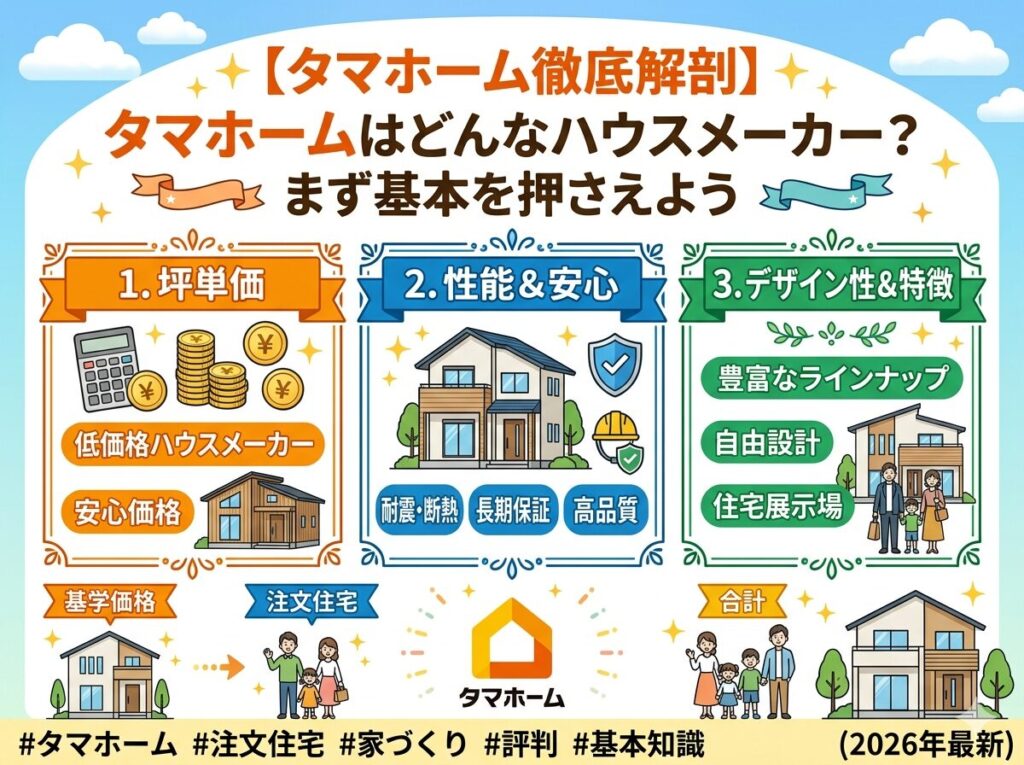 What kind of house builder is Tama Home? Let's start by understanding the basics.