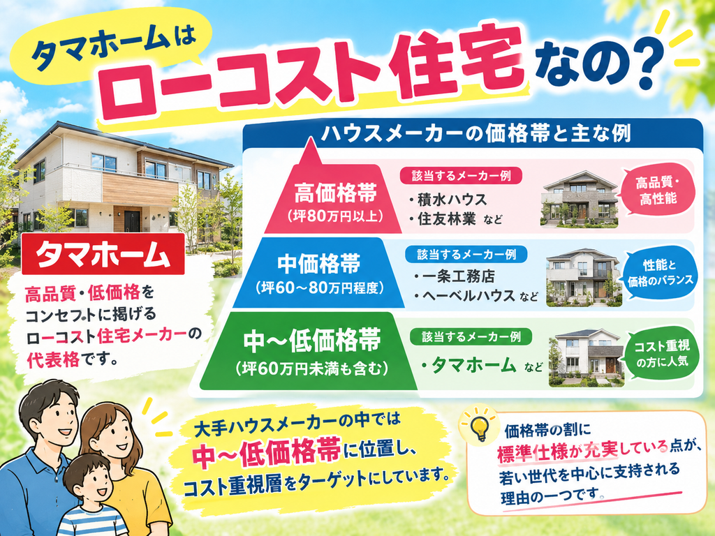 Is Tamahome a low-cost housing builder?