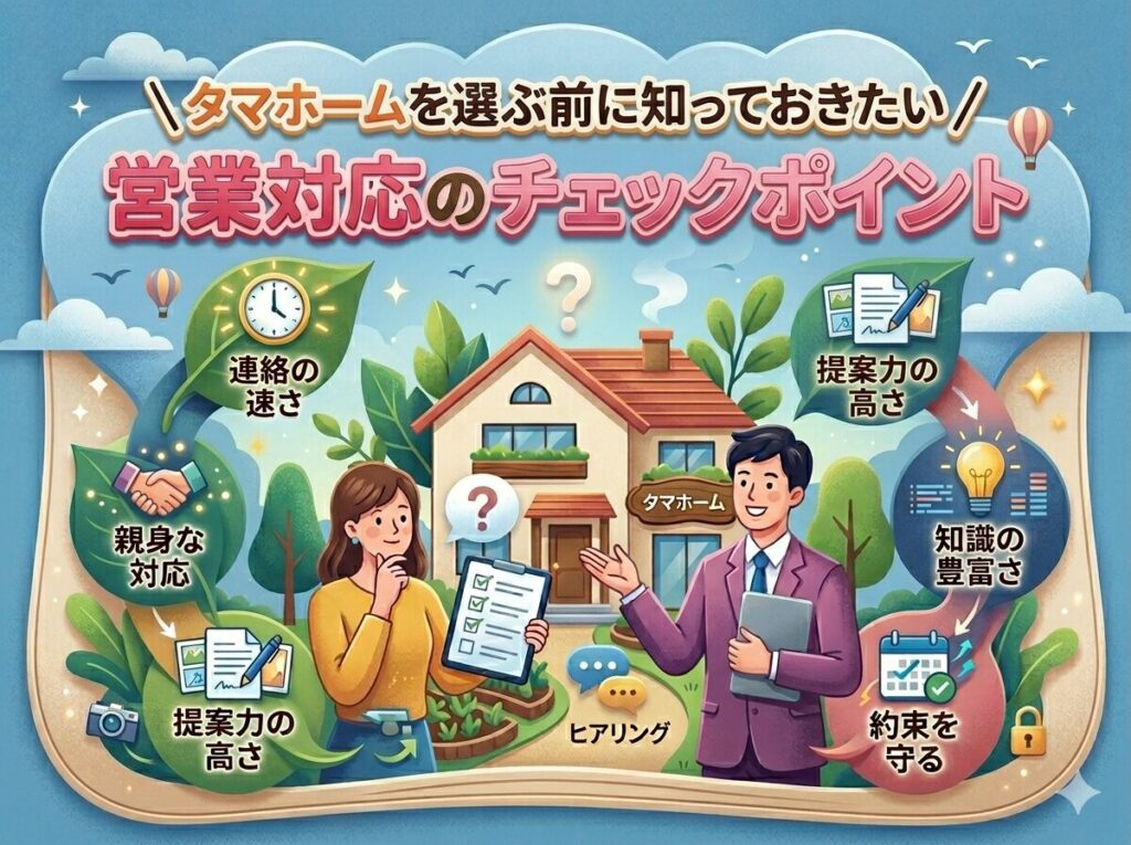Key points to check regarding sales representatives before choosing Tama Home