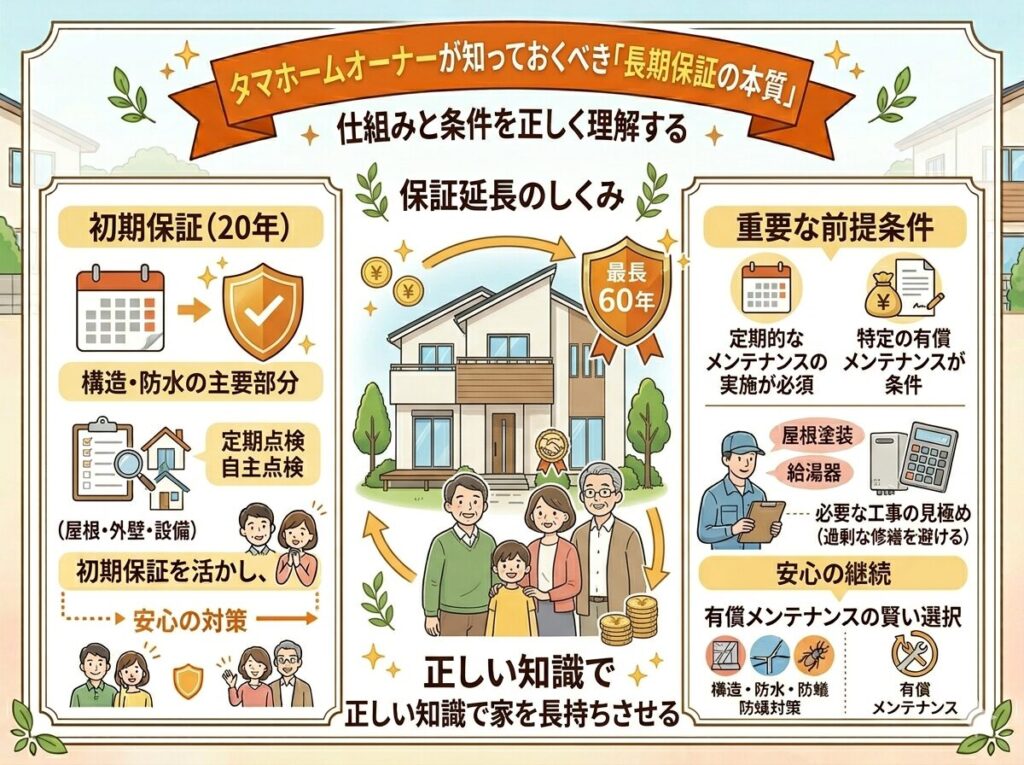 The essence of long-term warranties that Tama Home owners should know.
