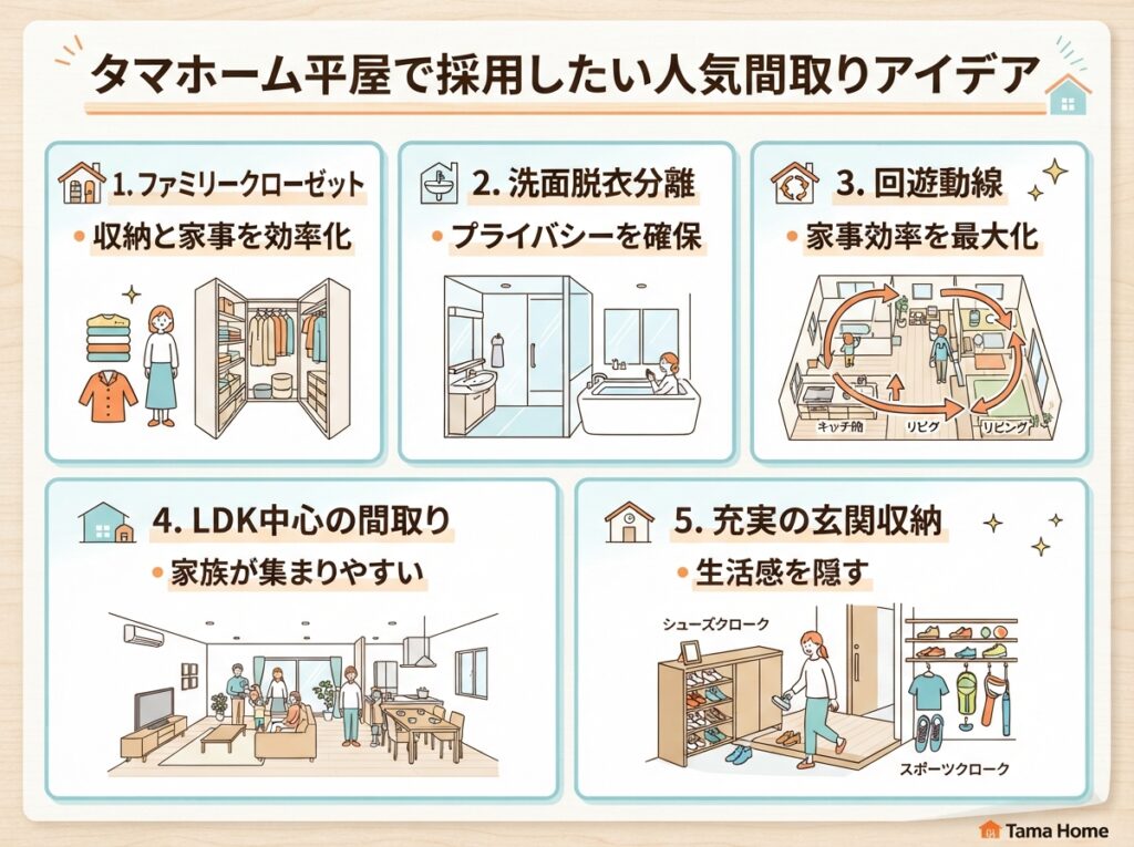 Popular Floor Plan Ideas for a Tamahome Single-Story House