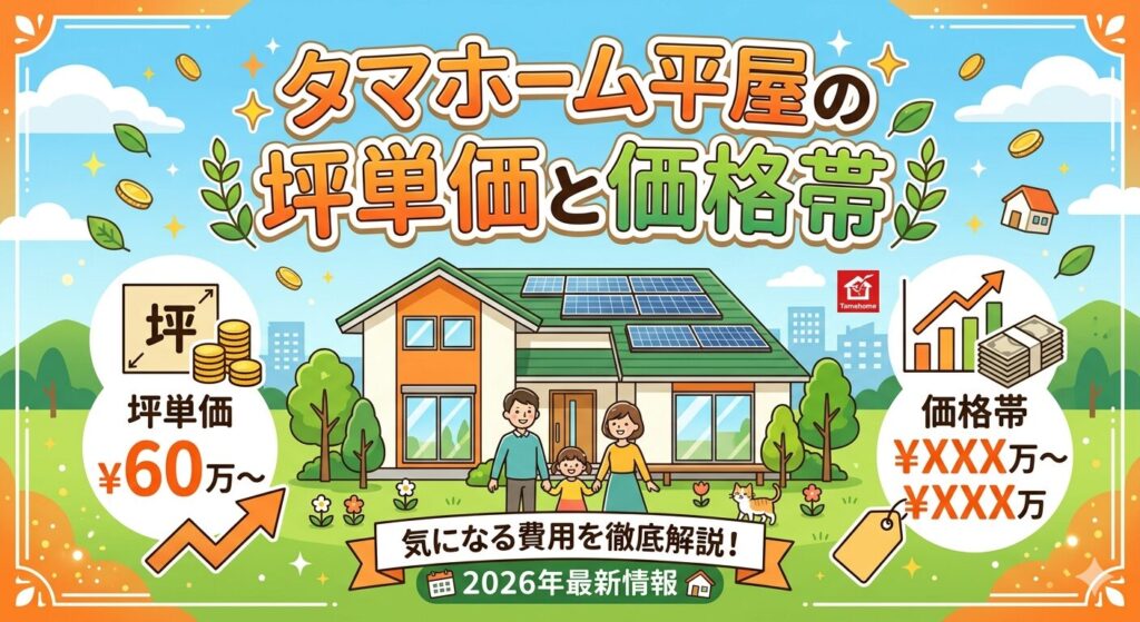 Tama Home single-story house: price per tsubo and price range