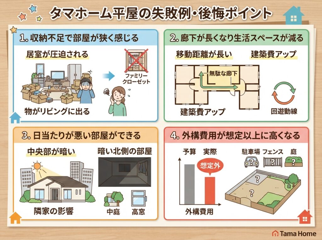 Examples of Failures and Regrets with Tamahome Single-Story Homes