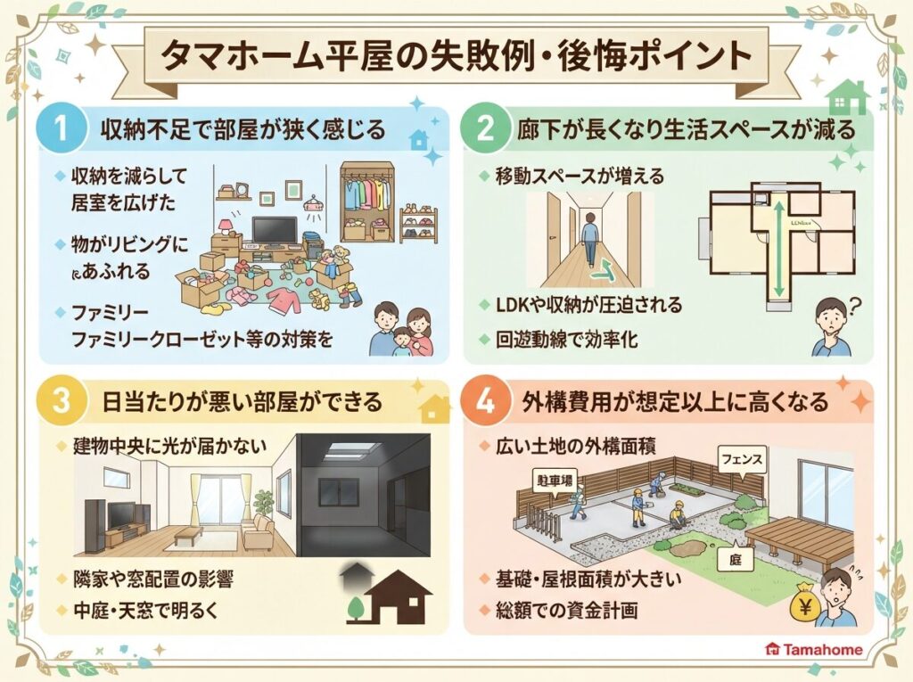 Examples of Failures and Regrets with Tamahome Single-Story Homes