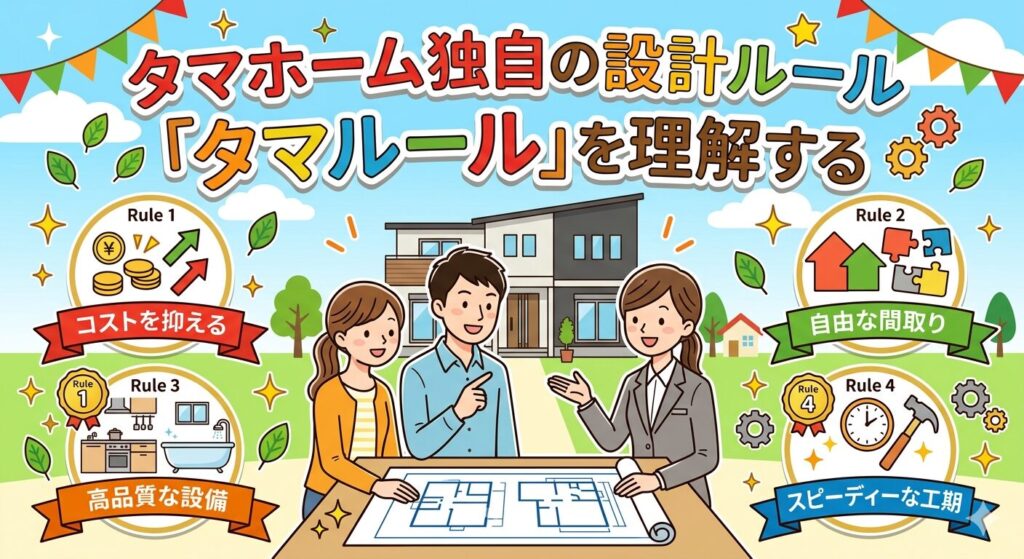 Understanding Tama Home's unique design rules, "Tama Rules"