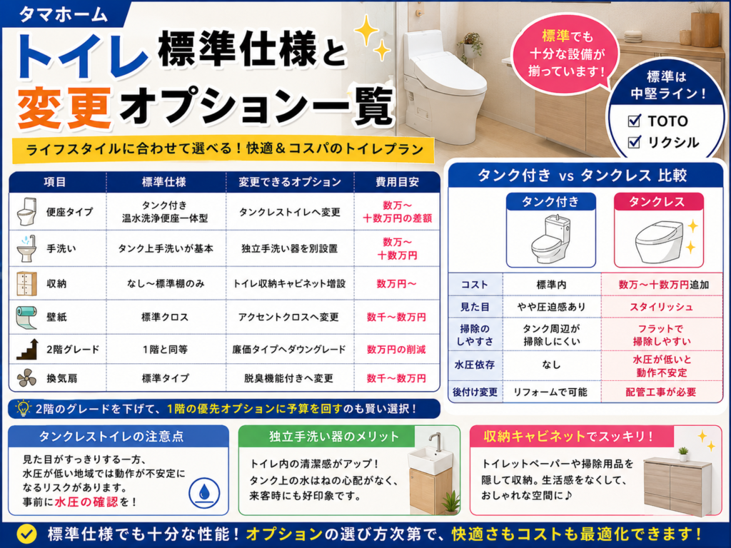 List of Standard Toilet Specifications and Modification Options