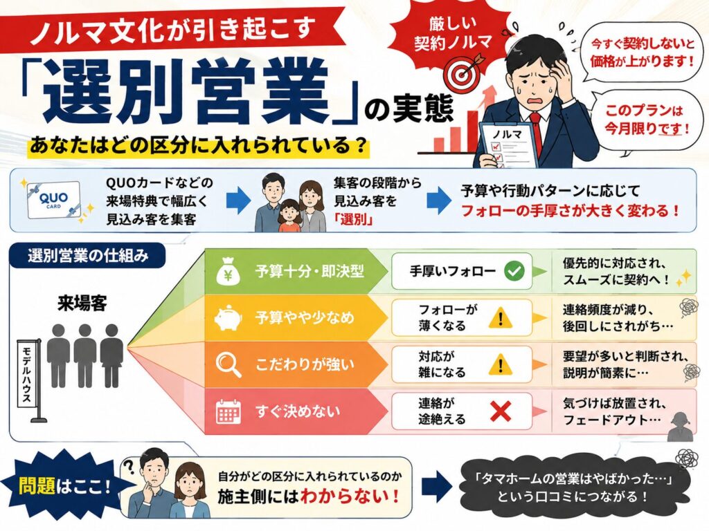 The reality of "selective sales" caused by a quota culture