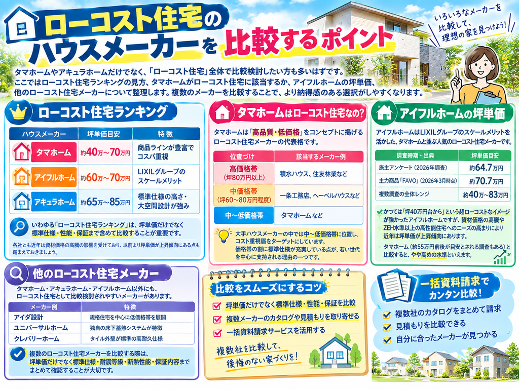 Key points for comparing low-cost home builders