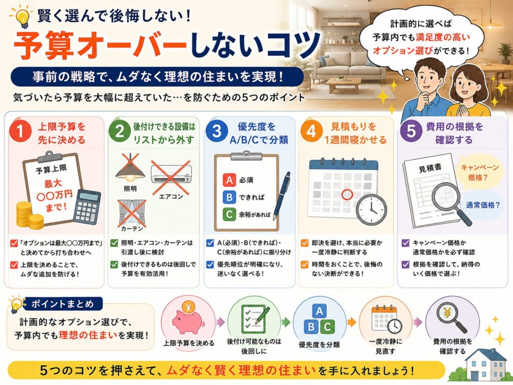 Tips for staying within budget