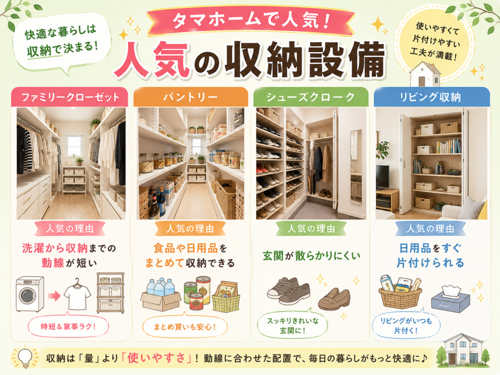 Popular storage features