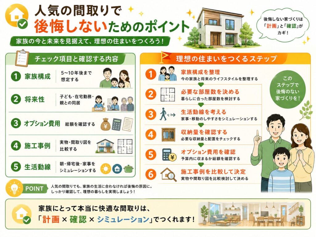 Key points to avoid regrets when choosing a popular floor plan