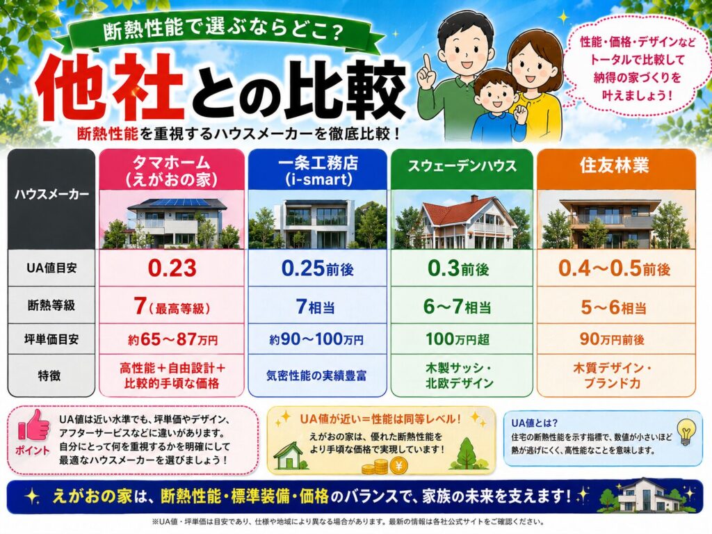 Comparison with other companies