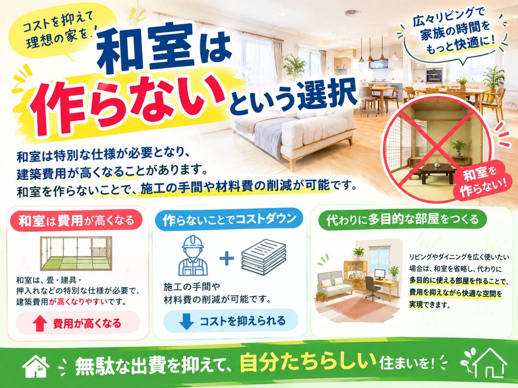 We won't include a Japanese-style room.