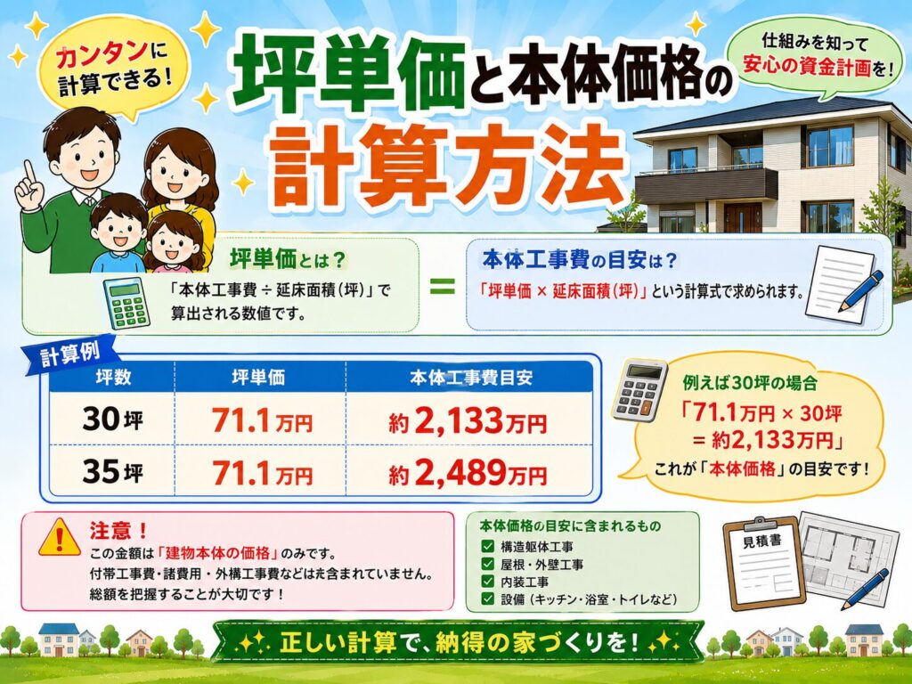 How to Calculate Price per Tsubo and Base Construction Cost