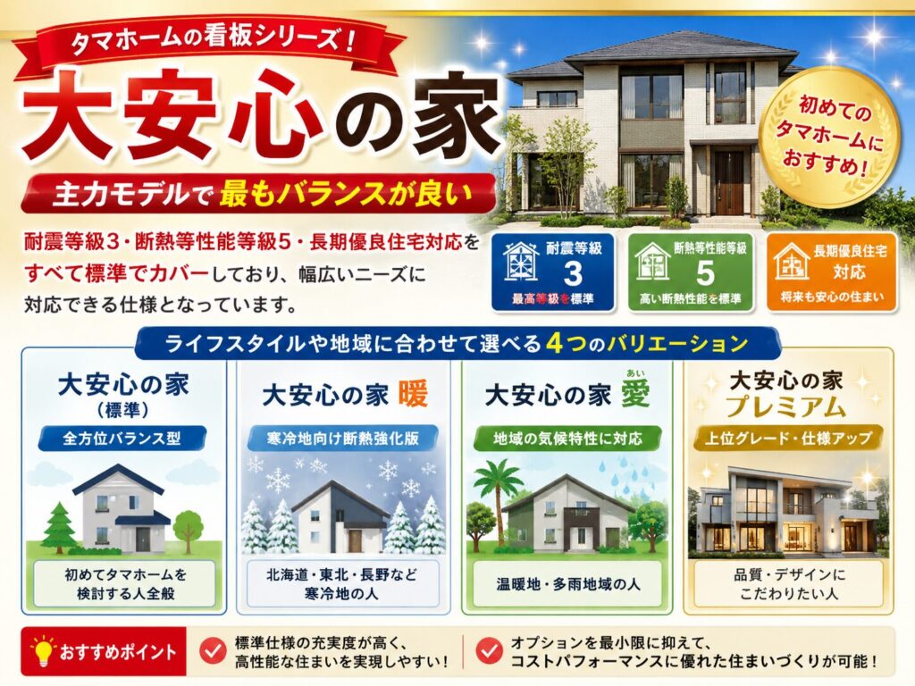 The House of Great Peace of Mind: The most well-balanced flagship model.