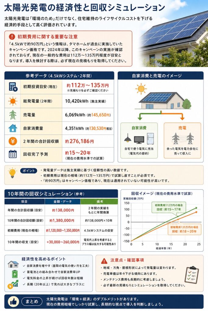 Economics and payback simulation of solar power generation