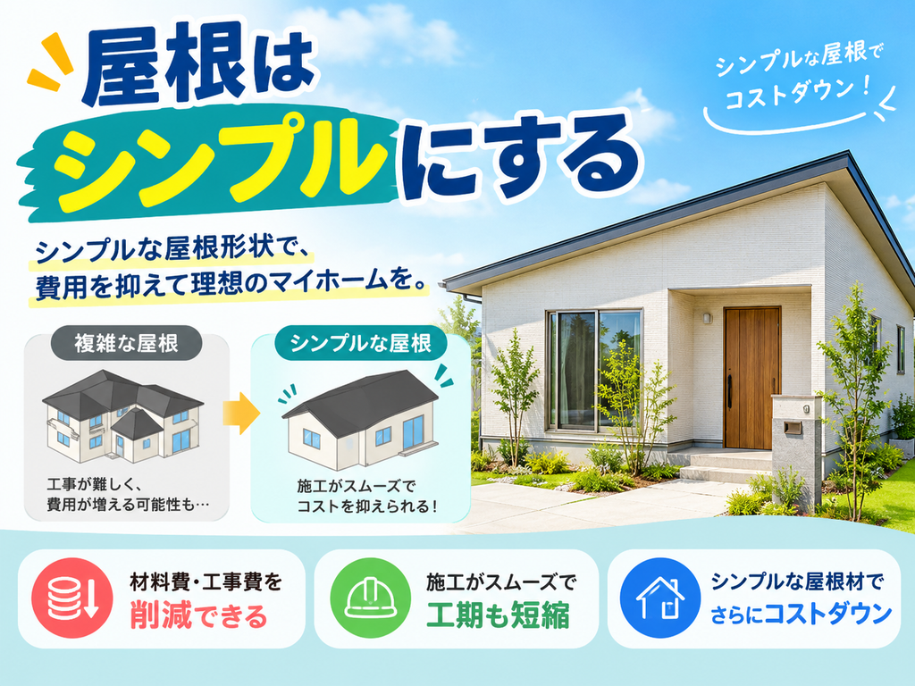 Keep the roof simple.