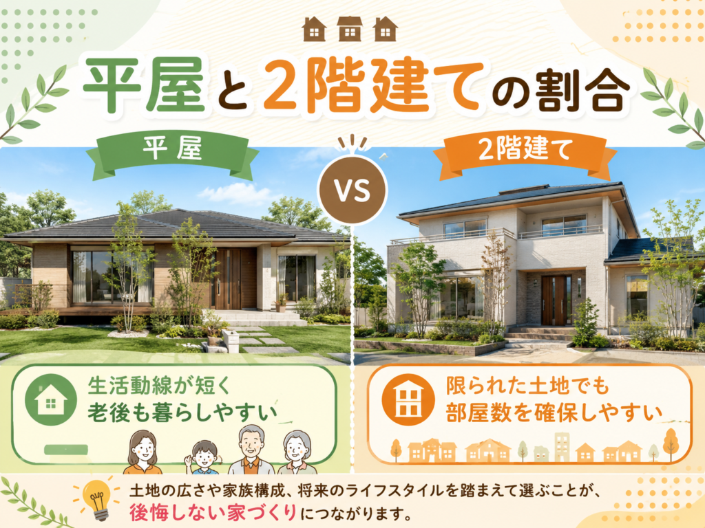 Ratio of single-story houses to two-story houses