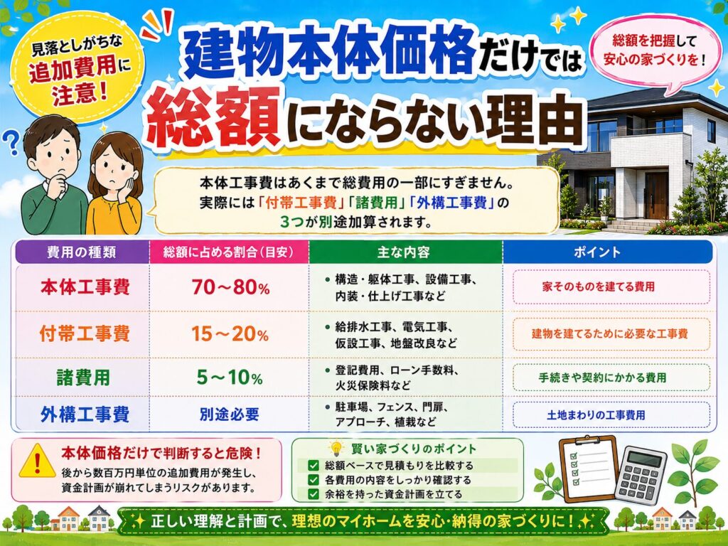 Why the base building price alone does not represent the total cost